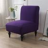 Solid Color Spandex Accent Armless Chair Cover Single Sofa Slipcovers Nordic Stretch Chairs Covers Elastic Couch Protector Cover