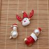 Blucome Cute Anime Christmas Stocking Christmas Deer Snowman for Women Men Scarf Hijiab Pins