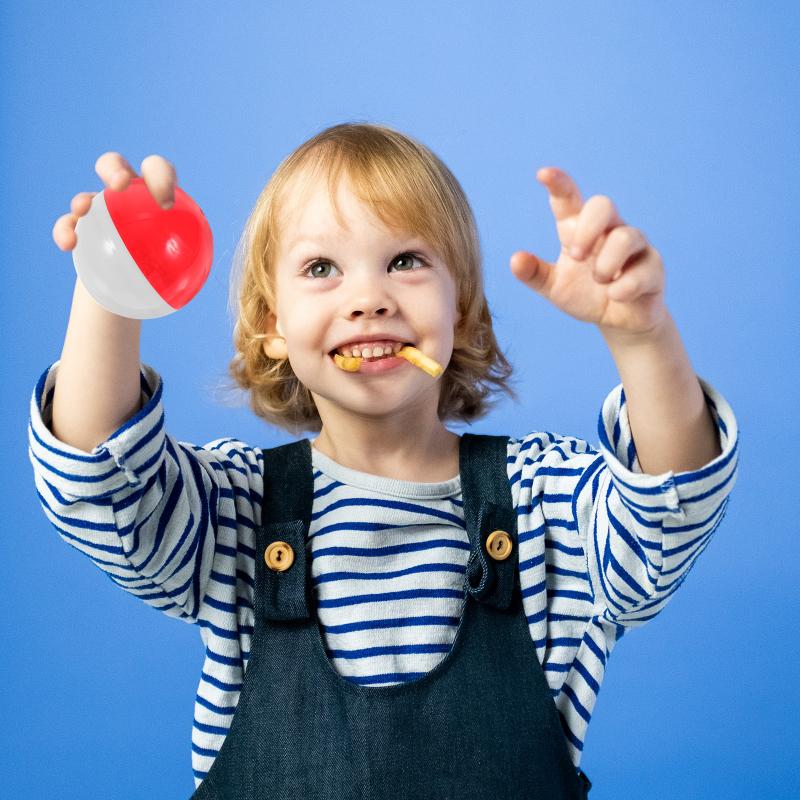 50 Pcs Round Gashapon Shell Fillable Empty Balls Hamper Decorations Capsules Plastic Packaging Gum Machine Child