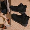Women Boots Heel Platform British Style Thick Sole Increase Height Casual Boots For Autumn And Winter Casual Shoes