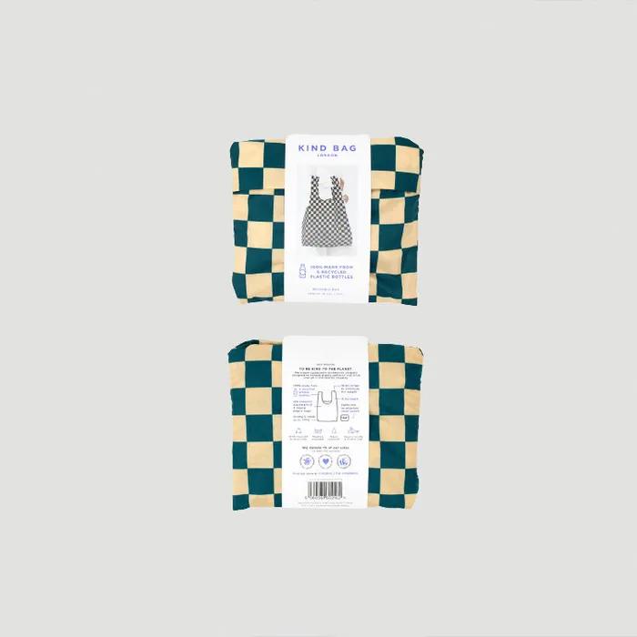 [KINDBAG] Checkerboard Reusable Medium Kind Bag