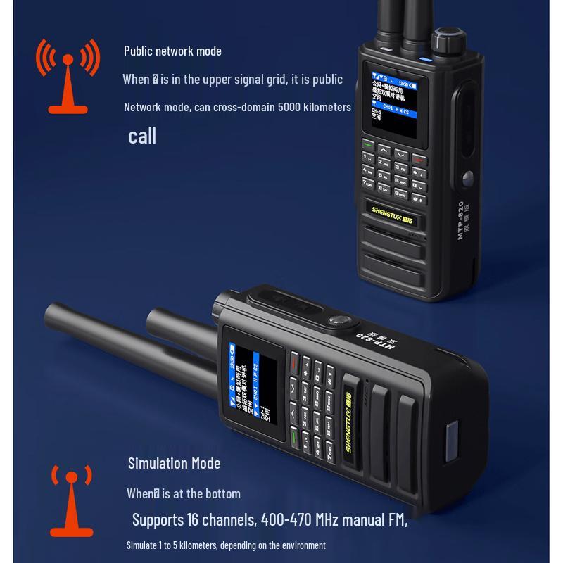 SHENGTUO MTP-820 Dual-Mode Walkie-Talkie (CN version)