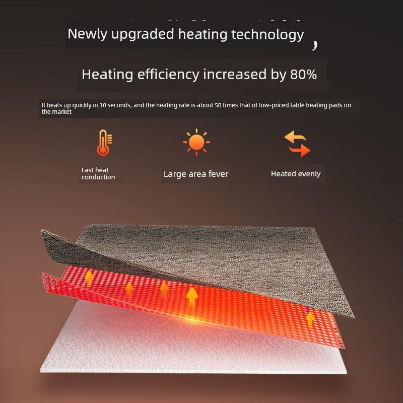Heated Mouse Pad, Office Desk Warmer, Computer Desktop Heating Pad, Student Homework Heating Pad, Thickened Hand Warmer Pad
