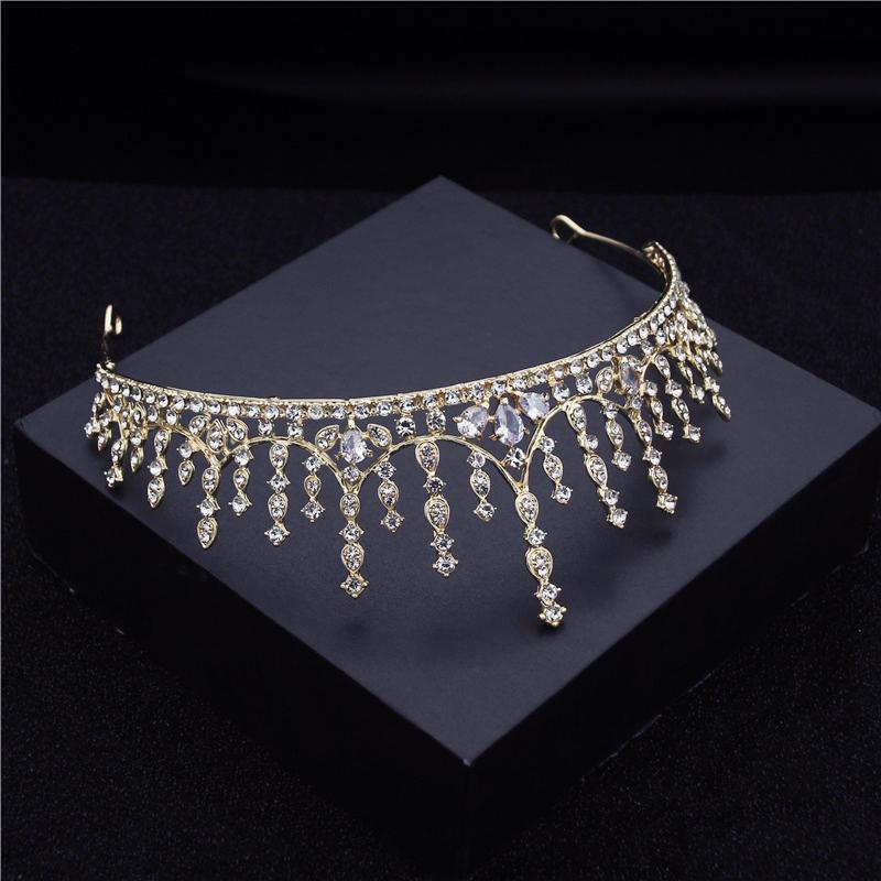 Великолепная звездная корона, повязки на голову, королевский головной убор для невесты, роскошные диадемы принцессы на день рождения, свадебные украшения для волос, украшения