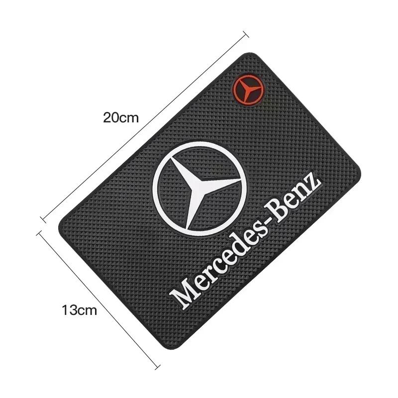 Vehicle Mobile Phone Non-Slip Pad Car Silicone Storage Mat For Mercedes Benz AMG W204 W205 W203 W211 W212 W213 W201 W210 W124 WGV9