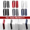4 шт. для Tesla Model 3 Model Y дверная противостолкновительная полоса ABS краска кузова антицарапающая наклейка модификация автомобильных аксессуаров