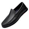 New Summer Breathable Original Quality Casual Loafers Men Lightweight Soft Formal Office Business Genuine Leather Shoes