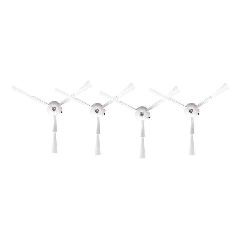 YCOC-8шт Боковые щетки Аксессуары Для Робот-пылесоса Roborock Q Revo /P10 Запчасти, Черно-белые Боковые щетки