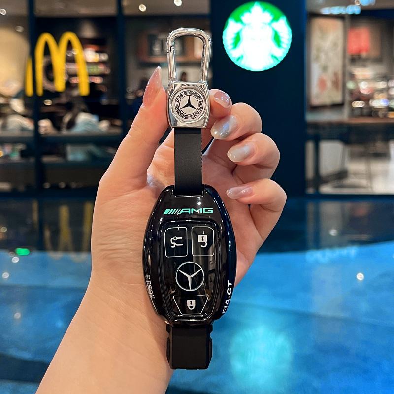 2025 Hot Car Sticker Fashion Car Smart Remote Key Case Cover Shell For Mercedes Benz W204 W205 W212 W213 W176 W177 W219 A B C E
