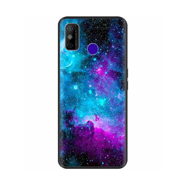 Для Tecno Spark 6 Go чехол для телефона Мягкая силиконовая задняя крышка с рисунком для Tecno Spark 6 Go Spark6 Go Черный ТПУ милый мультяшный бампер