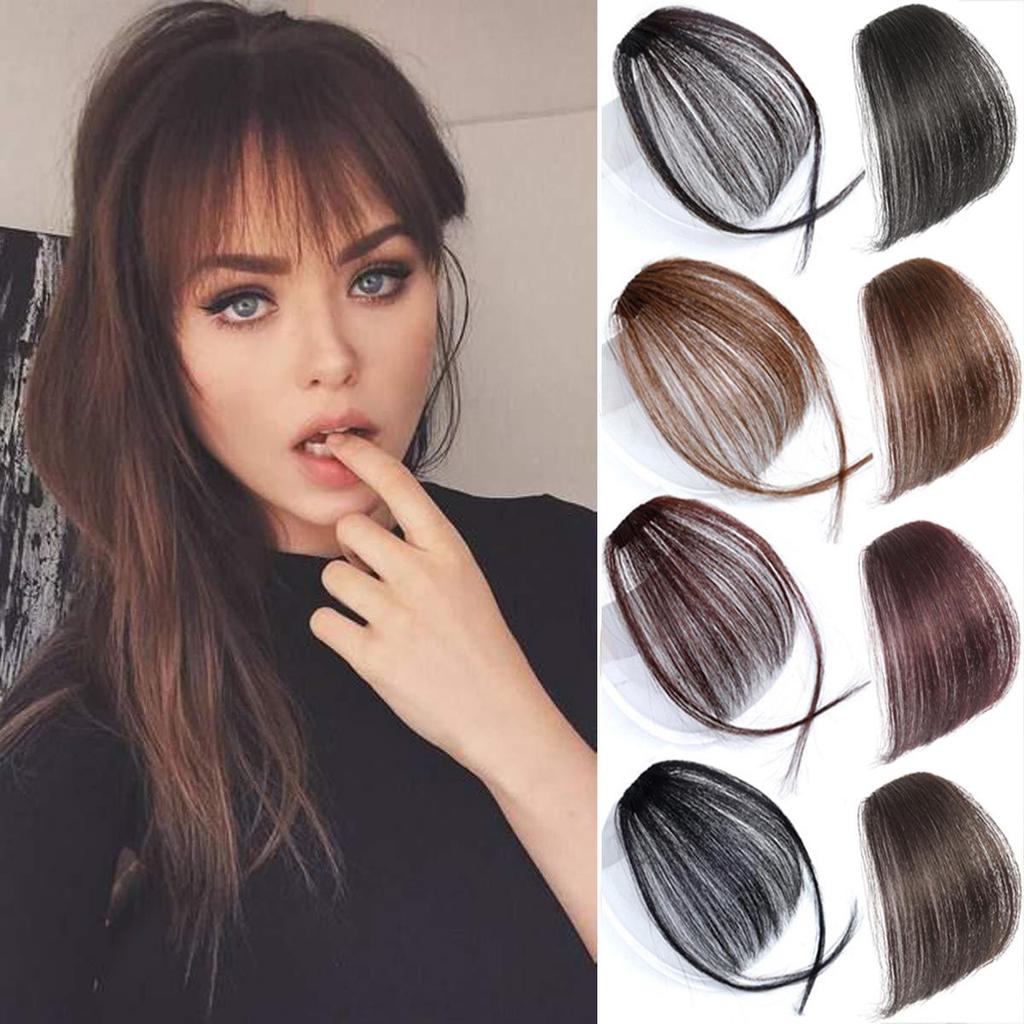Air Bangs Clip In Bangs Front Fringe Hair Women Clip In Hair Clip Extension On Hair Accessories KTB