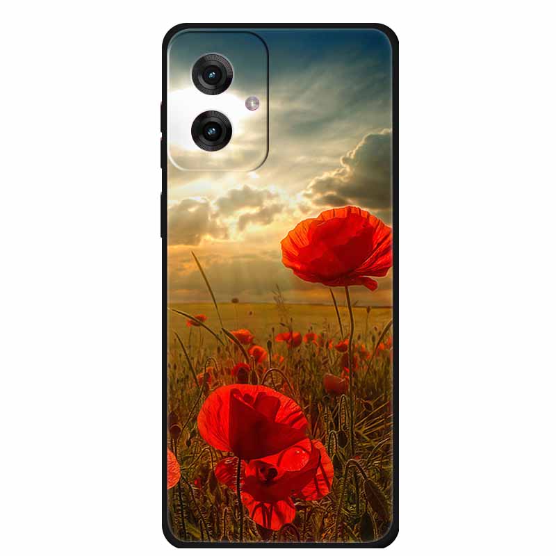 Для Motorola Moto G55 5G Чехол Роскошный ТПУ Мягкий Силикон Задняя Крышка Чехлы для Телефона для MotoG55 Защитный Ударопрочный Цветные Fundas