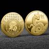 2025  Year Of The Snake Commemorative Coins Chinese Zodiac Medals 3D Relief Coins Collectibles  Year Coins 1Pc ARI