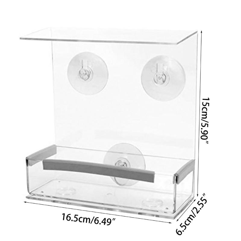 Акриловые кормушки для домашних птиц, поддоны для семян для неразлучников, зябликов, канареек, хомяков, кормушки для домашней птицы, контейнеры для кормления семенами