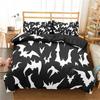 Halloween Flying Vampire Bedding Set Bats Duvet Cover Witchcraft Magic Polyester Comforter Cover Single Double King Bedclothes