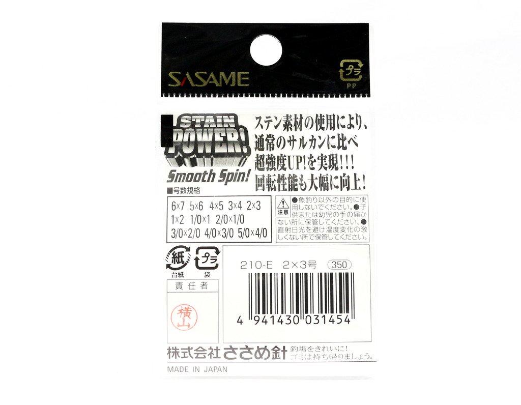 SASAME Fishing Hooks 4x5 Quantity 5