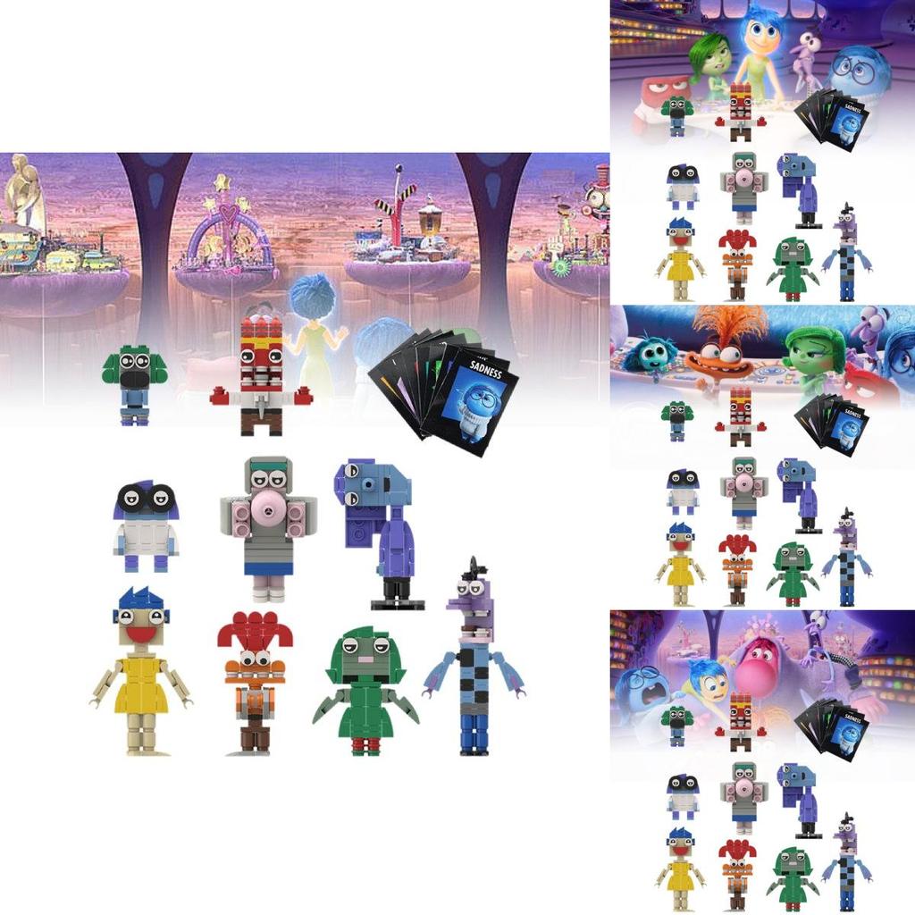 Cross-border Mind Toys Building Blocks Set Featuring 9 Agent Team Figures For Movie Fans