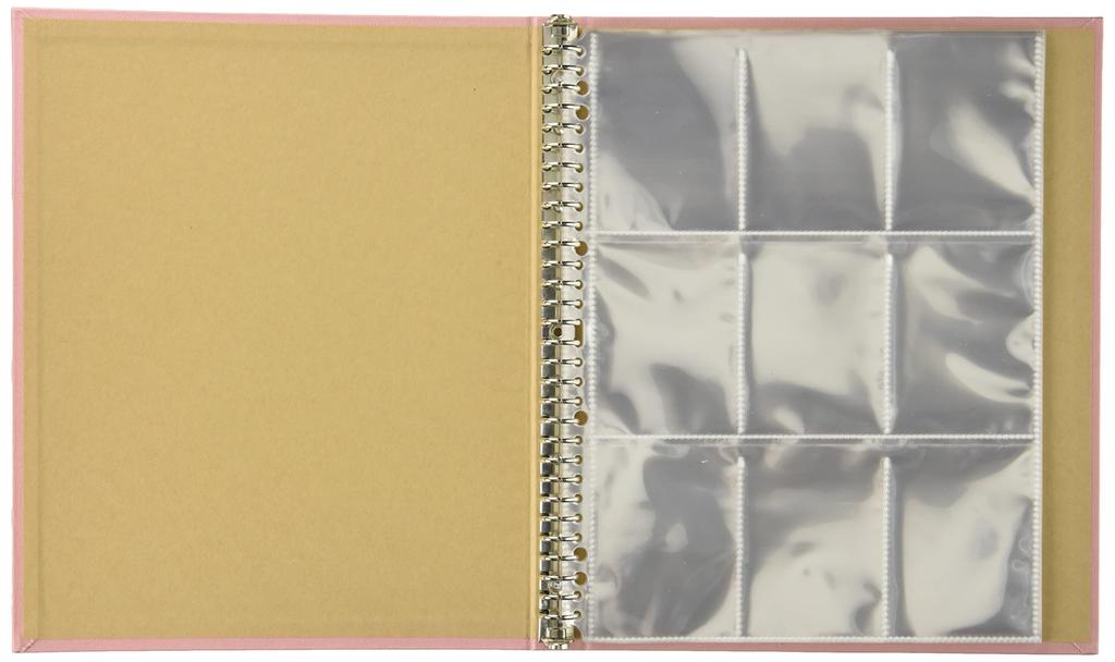 FUJIFILM Half Size Print Pocket Album Holds 270 Sheets A4 Size Baby Pink HSP-270AL-PK