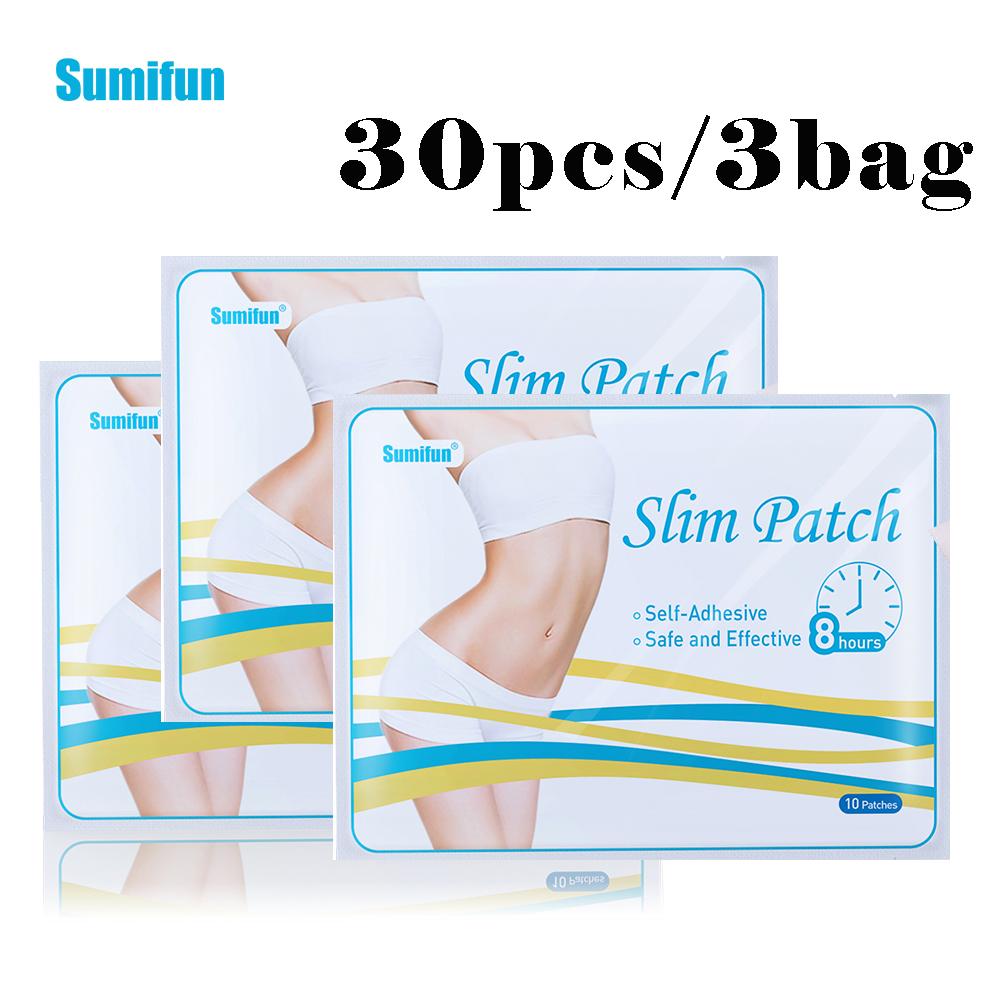Sumifun 10 шт./пакет тонкий пластырь Keep Fit наклейка средство для похудения сжигание жира травяной медицинский пластырь детокс красота тело