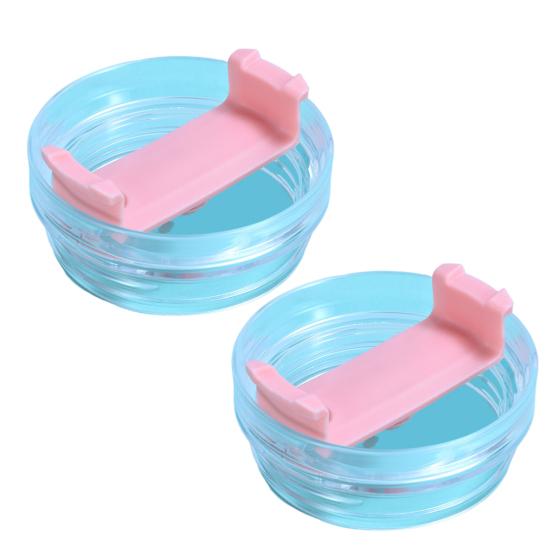 2 шт. Крышка стакана на 40 унций для чашки Пылезащитная прозрачная автомобильная изолированная крышка чашки Защита от разливов Брызгозащищенные крышки стаканов для стаканов Кофейные кружки