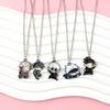 Jujutsu Kaisen Yuji Itadori and Gojo Satoru Necklace Creative Cartoon Cute Fashionable Personalized Portable Student Pendant