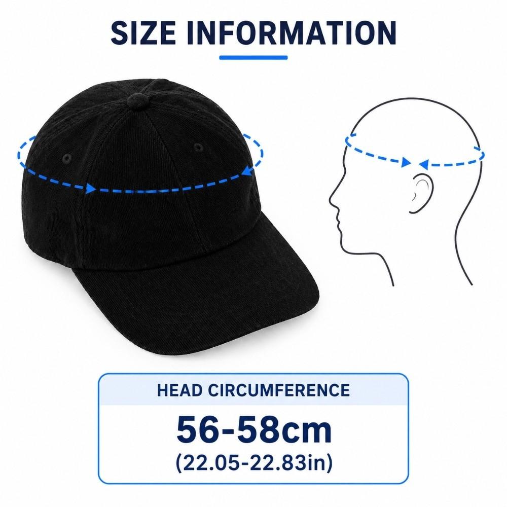 Corduroy Flat-brim Cap Color Matching Sun Cap Versatile Baseball Cap Men Women