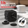 ABNRR SL-19 Водонепроницаемая 60M Мини-камера со светодиодной подсветкой для GoPro, Canon, цифровых зеркальных камер, лампа для подводной съемки, освещение для фотосъемки