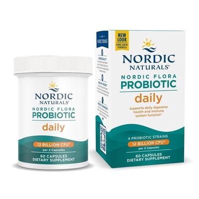 Nordic Flora Пробиотик Ежедневный 12 миллиардов КОЕ, 60 капсул