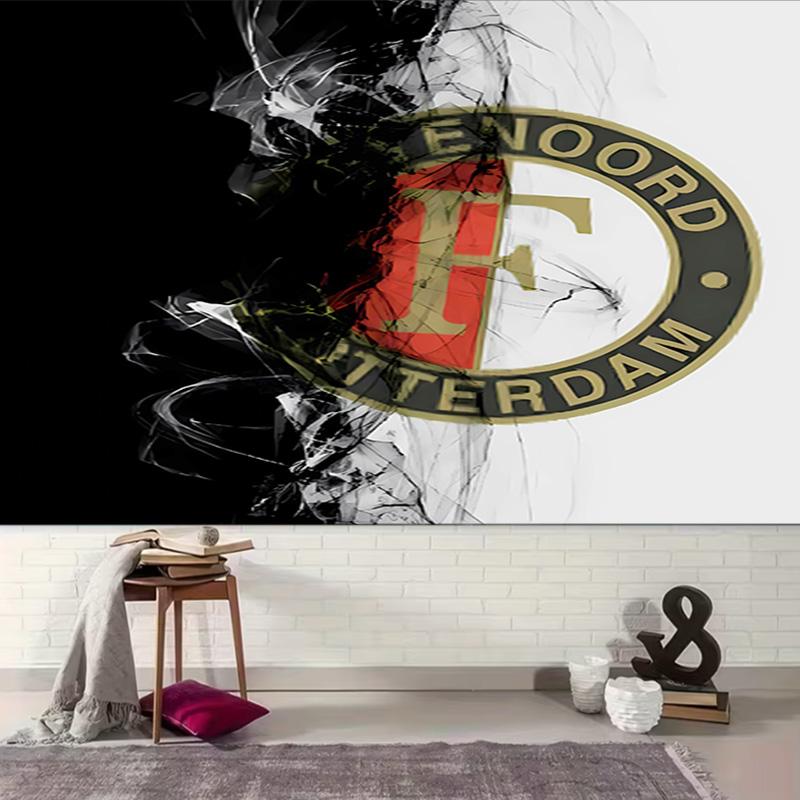 1pc Feyenoord Rotterdam logo Tapestry, Living Room, Bedroom, Office, Party Decor, Ideal Festive Gift