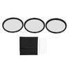 3PCS 58mm Star Filter Optical Glass 4 6 8 Points Slim Starburst Special Effects Filter for Micro