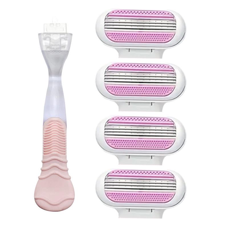 Женская бритва с тремя лезвиями и сменной головкой