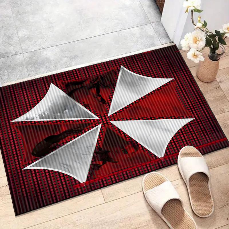 Umbrella Corp Polyester Carpet, Soft Indoor Mat for Office Chair, Living Room, Computer Desk - Decorative Home Office Rug Design