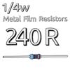 200 шт. 1/4 Вт металлопленочный резистор 33R Ом 36 39 43 47 51 56 62 68 75 82 91 100 120 150 180 200 220 240 270R Ом Ом 1% допуск Perintang WATT