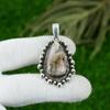 Wedding Gift For Her 925 Sterling Silver Natural Botswana Agate Gemstone Pendant