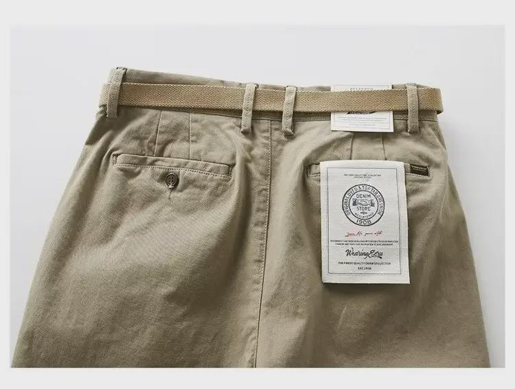 Мужской японский повседневный комбинезон из эластичного хлопка с широкими штанинами - тренд весны/осени