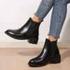 2025 High Quality Ladies Shoes Ankle Women's Boots Fashion Round Toe Office and Career New Sewing Best Seller Shoes for Women
