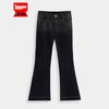 IEF 2025 Winter Slim-Fit Denim Flare Pants