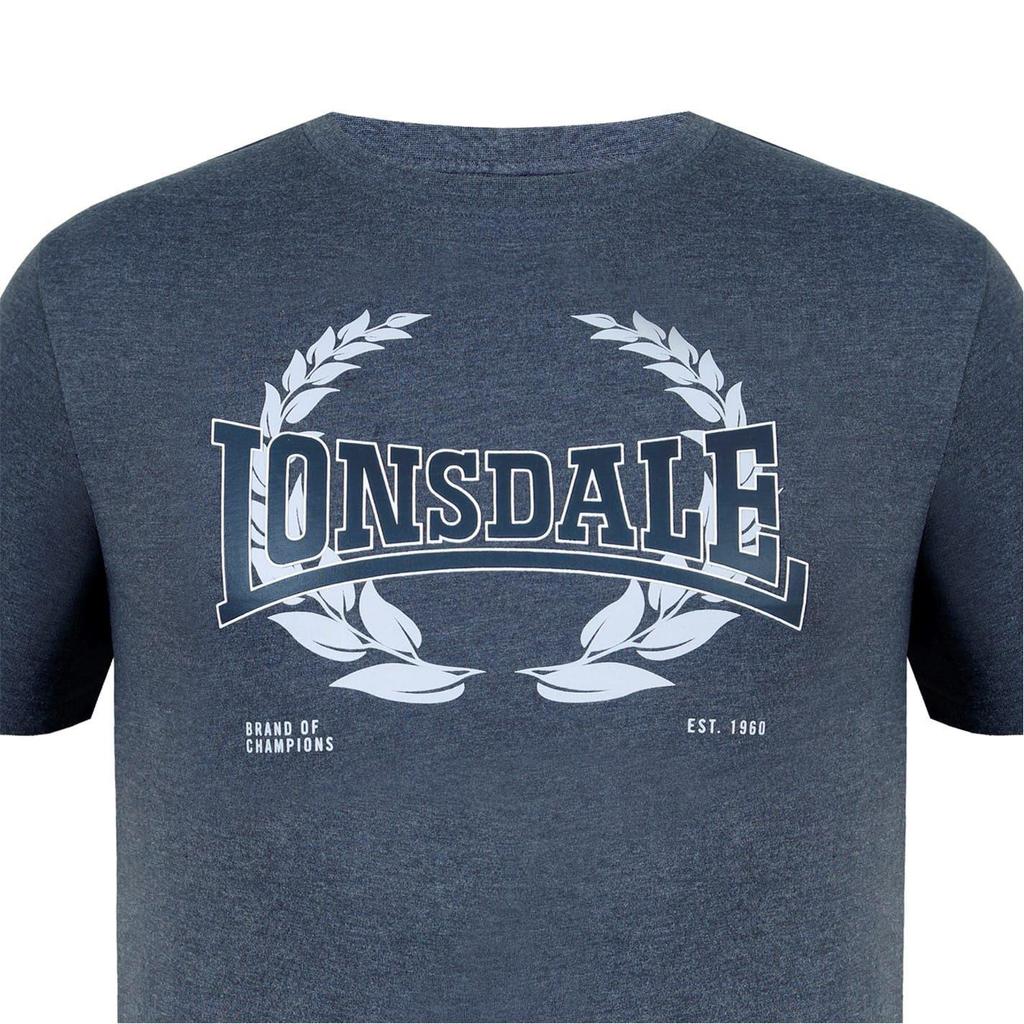 Lonsdale Mens Geometric Logo T-Shirt