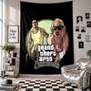 Wall TapestryGrand Theft Auto Art Hanging Cloth Decorative Background Cover for Room Decoration