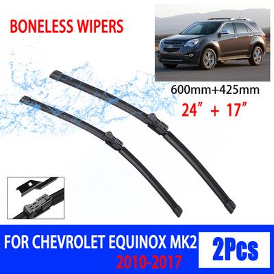 Щетки стеклоочистителя для Chevrolet Equinox MK2 2010-2017 лобовое стекло чистое окно лобовое стекло автозапчасти автомобильные щетки для дождя 24''+19''