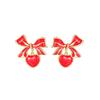 925 Silver Charms Colorful Bow Set Earrings Ring Beads Pendant for Women Bracelets Necklaces DIY Jewelry Gift