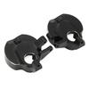 2Pcs RC Steering Knuckles Black Coated Brass Front Steering Knuckles Replacement for Capra SCX10 1/1