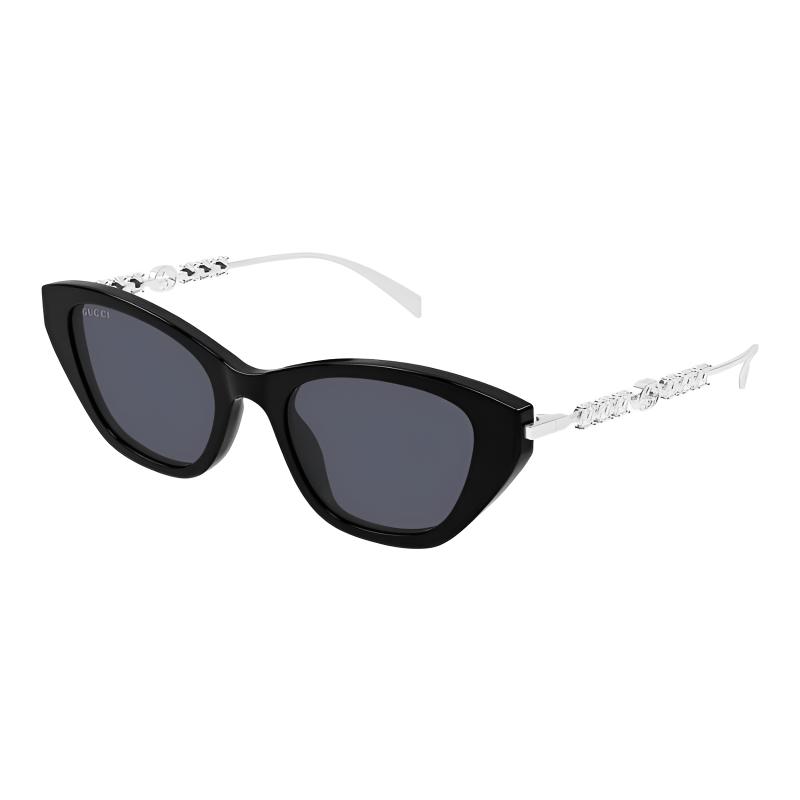 Gucci Unique Design Cat Eye Sunglasses Women sunglasses Black GG1968S00250