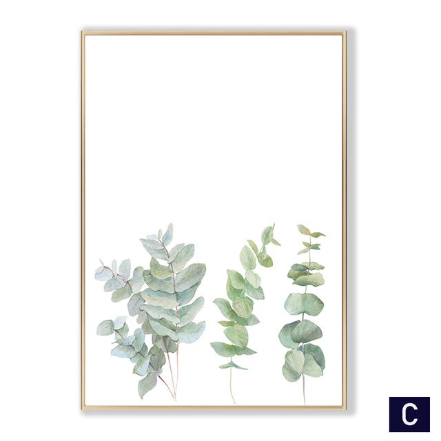 Зеленое дерево, растения, лист, холст, постер, скандинавский стиль, принт, скандинавская настенная живопись, украшение, фотографии, минималистичный домашний декор