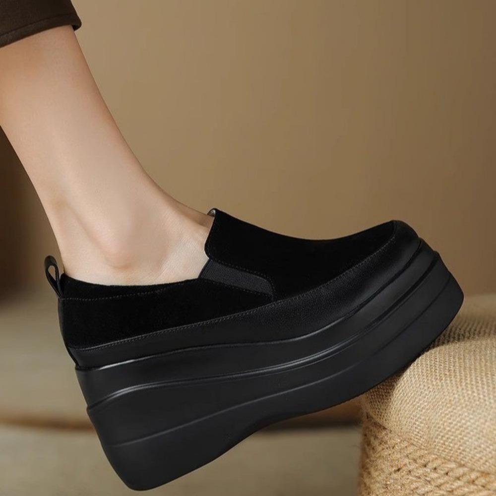 Женские туфли-лоферы с леопардовым принтом на платформе, замшевые туфли на плоской подошве, женские кроссовки 2025 года, модные повседневные зимние новые туфли Мэри Джейн Zapatillas