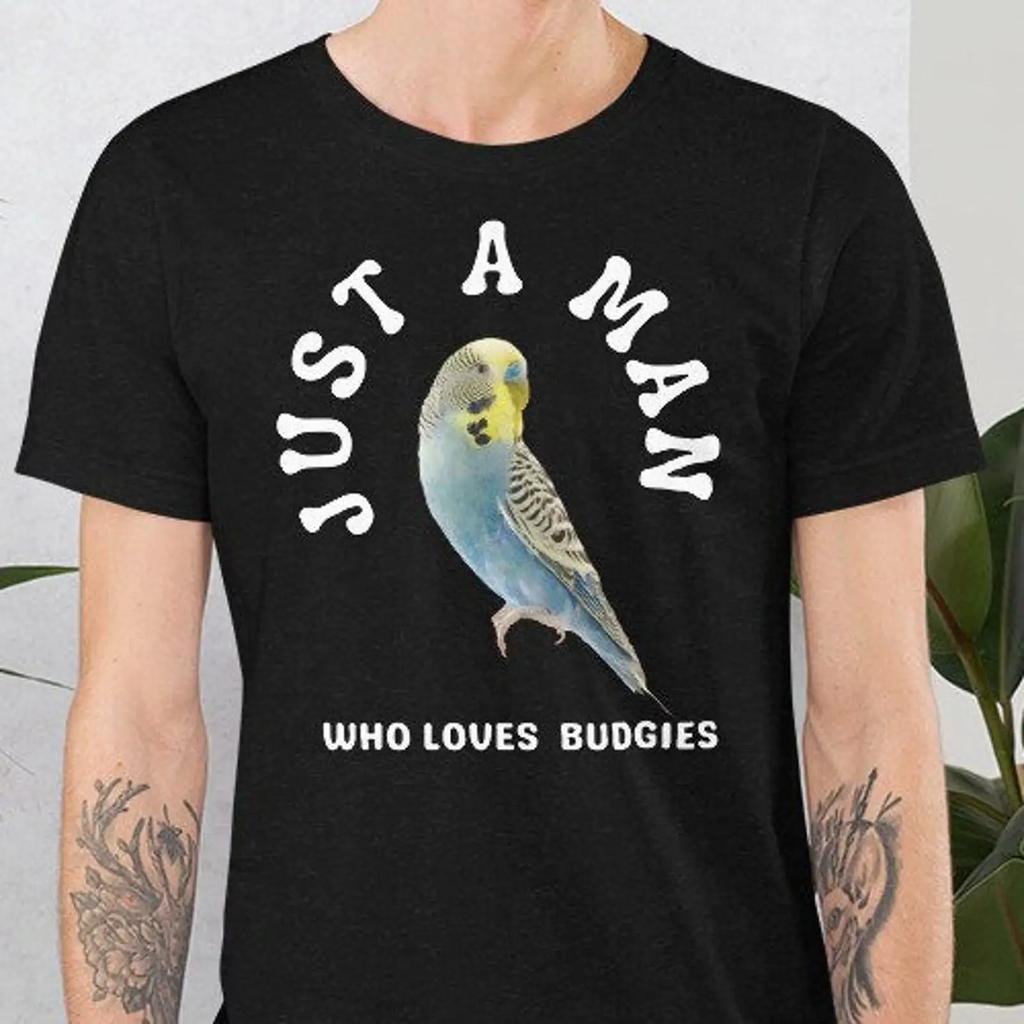 Budgie Fanciers T Shirt A Great Birthday Or Christmas Present Gift For Owner Fan Vintage Washed Graphic Unisex Streetwear