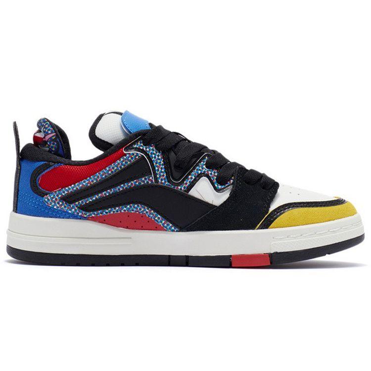Li Ning We Wu Pro нескользящие износостойкие легкие низкие кроссовки для скейтбординга женские кроссовки для скейтбординга черные красные желтые AECR044-3