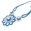 NOA [I9958] - Дизайнерское колье «Маргарита» сине-белый