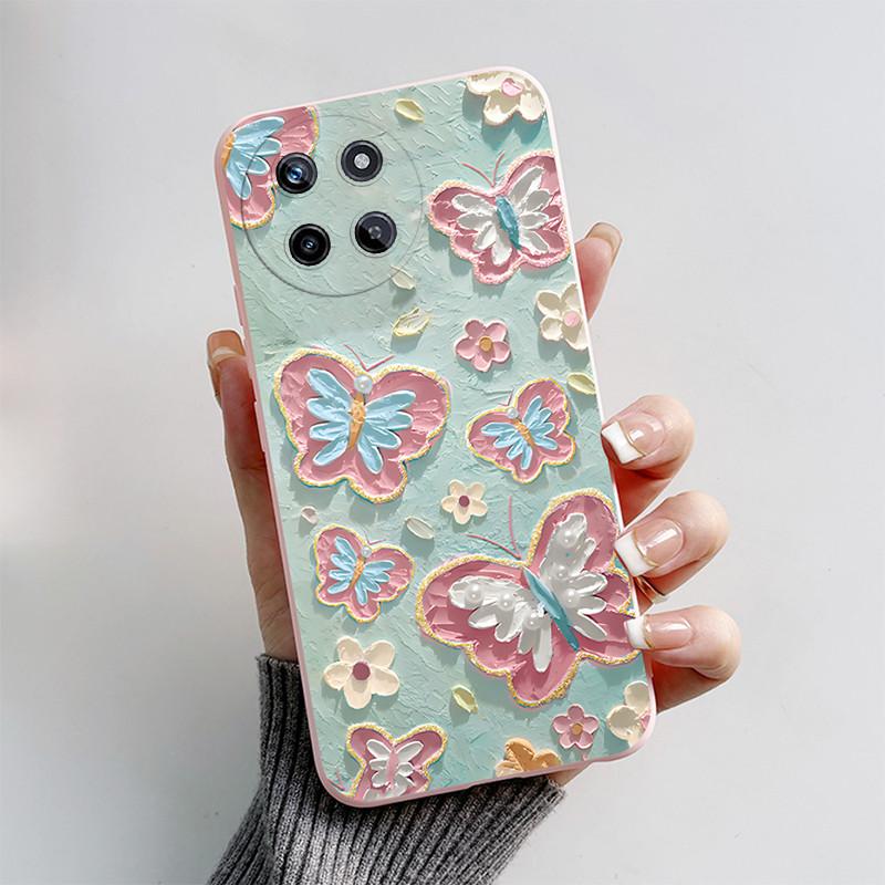 Чехол для телефона OPPO Realme 11 4G Милый Кот Мультяшная Собака Забавный Чехол Мягкий Силикон Защита Задняя Крышка Для Realme11 RMX3636 Funda