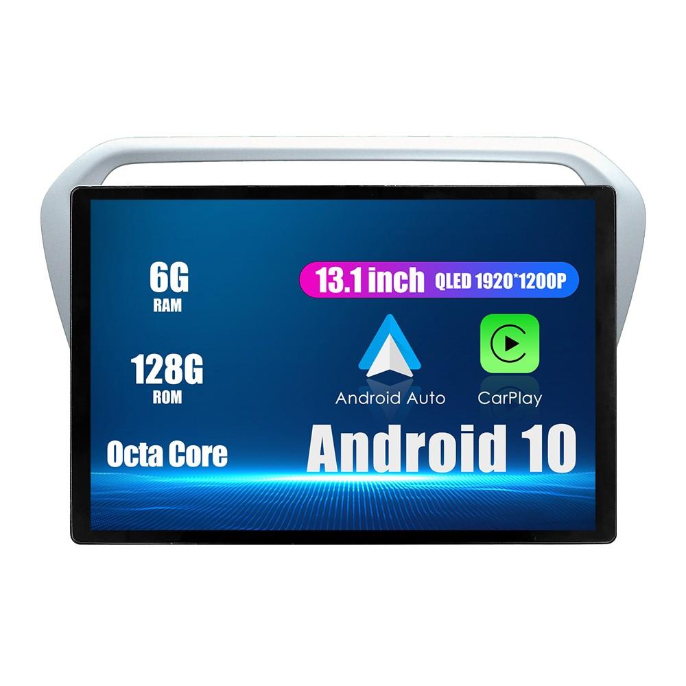 Android Радио 13,1 "Автомобильное стереонавигационное головное устройство Мультимедийный плеер GPS для Peugeot 301 2013-2018